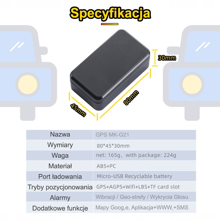 LOKALIZATOR GPS BYDŁA ZWIERZĄT ŚLEDZENIE PODSŁUCH