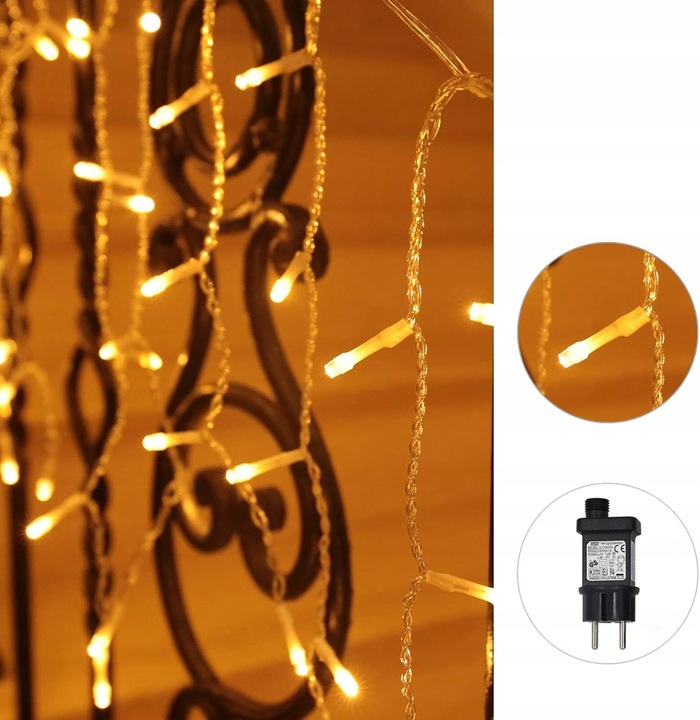 FAIRY LIGHTS NA ZEWNĄTRZ I WEWNĄTRZ,ŁAŃCUCH ŚWIETLNY LED NA BOŻE NARODZENIE