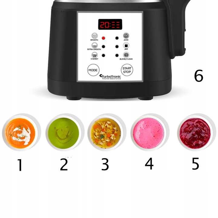 BLENDER KIELICHOWY MIKSER DO GOTOWANIA ZUPY ZUPOWAR SOUP MAKER 1,6L 1000W