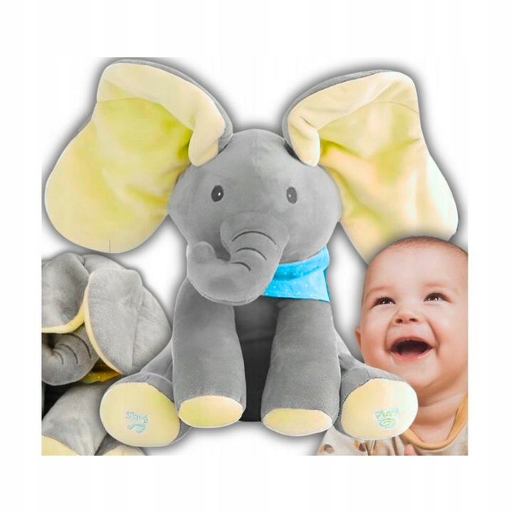 SŁONIK ŚPIEWAJĄCY MASKOTKA AKUKU INTERAKTYWNY SŁOŃ