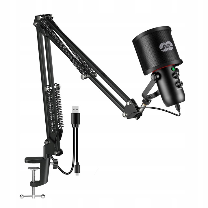 MOZOS MKIT-GX MIKROFON ZE STATYWEM NASTĘPCA MKIT-700PRO V2 DO KOMPUTERA