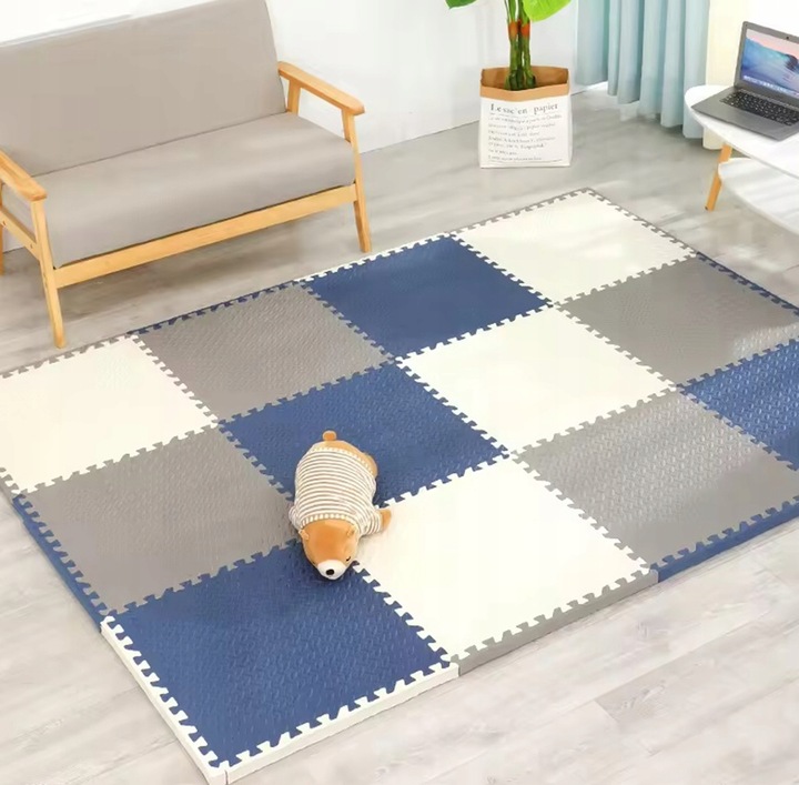 MATA PUZZLE PODŁOGA PIANKA NA SIŁOWNIĘ DO ĆWICZEŃ 180x180CM 9 SZTUK FT57A