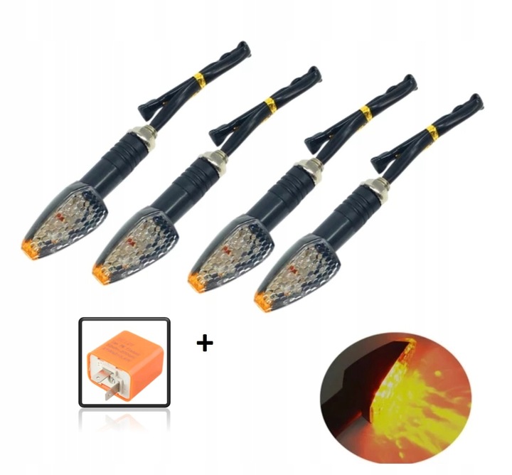 Kierunkowskazy kierunki strzałki 12LED 2 sztuki E8