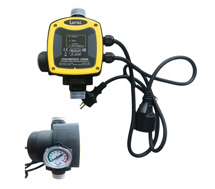 Inteligentny automatyczny sterownik pompy start/stop Lorac Synchrotech 2200