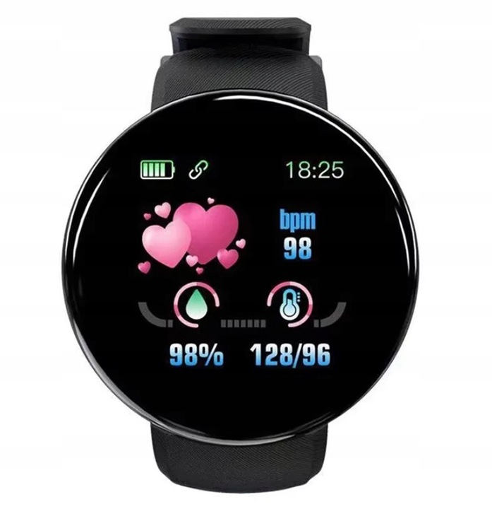 Zegarek damski MK-Tech SMARTWATCH krokomierz pulsometr