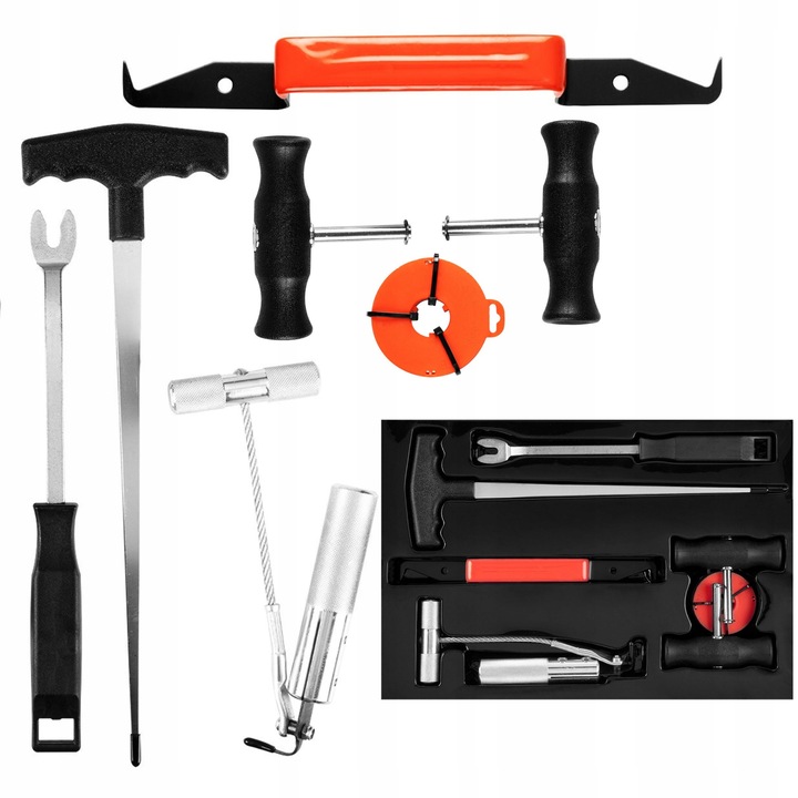 NEO ZESTAW W WALIZCE DO WYCINANIA DEMONTAŻU SZYB SAMOCHODOWYCH 7EL. 11-819