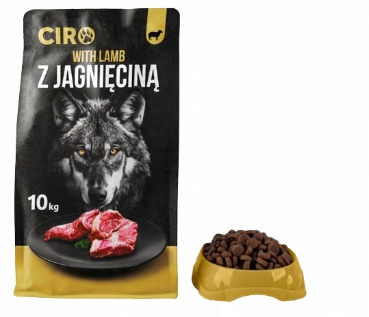 CIRO KARMA SUCHA DLA PSA Z JAGNIĘCINĄ 41% MIĘSA 10KG