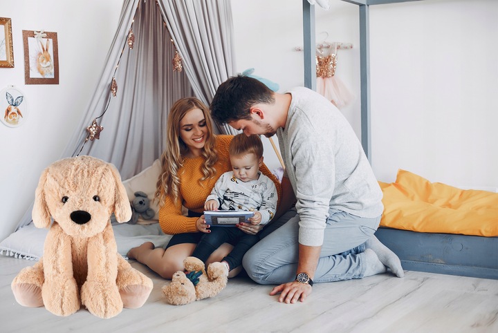 Piesek Pluszowy Pluszak Pies Przytulanka Duży 60cm Zabawka Dla Dzieci