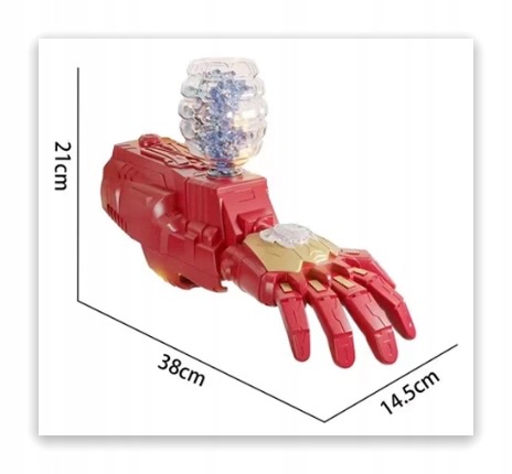 PISTOLET AUTOMATYCZNY NA KULKI ŻELOWE WODNE KARABIN DUŻY GUN IRON MAN