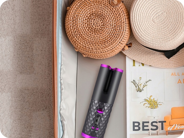 LOKÓWKA AUTOMATYCZNA LCD TIMER OBROTOWA FALOWNICA LOKÓWKA DO WŁOSÓW