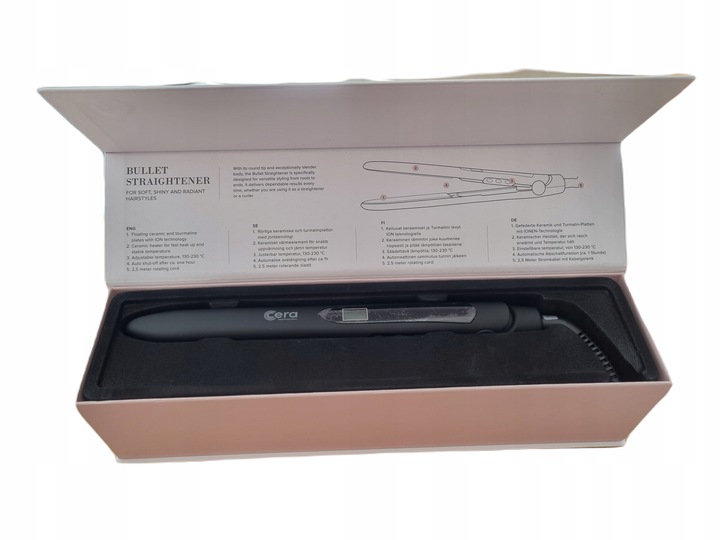 Profesjonalna prostownica CERA BULLET super loki