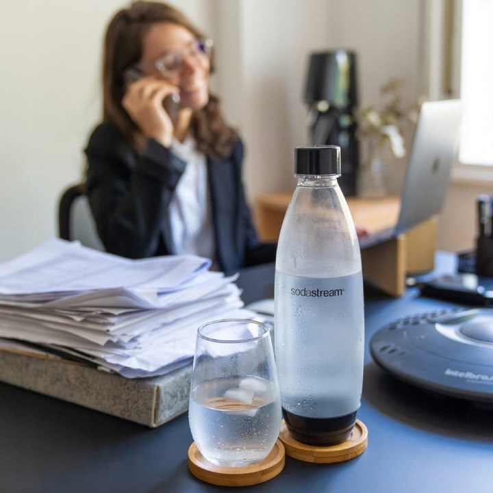 SodaStream Butelka na wodę FUSE 1L - do zmywarki czarna