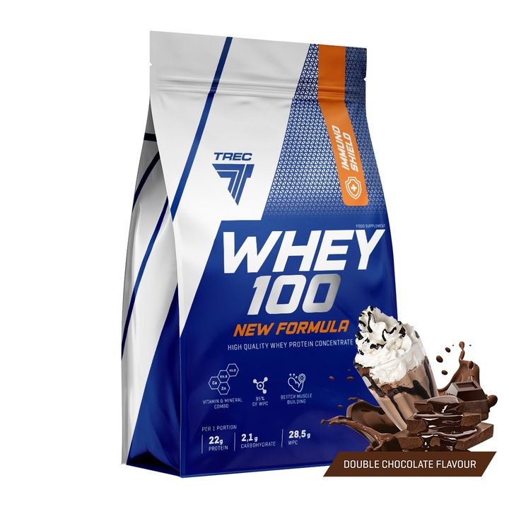 NOWE PYSZNE BIAŁKO WPC Trec Whey 100 700g SERWATKOWE PROTEINY NA MASĘ SIŁĘ