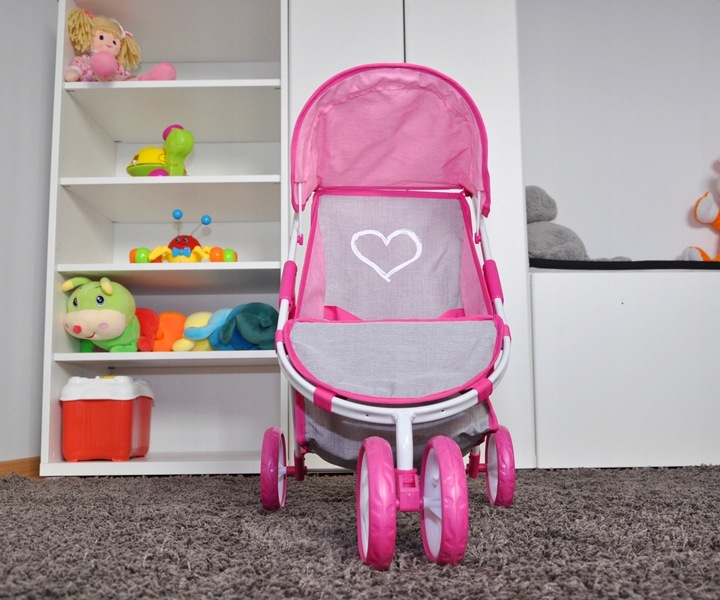 Milly Mally Wózek dla lalek Susie Prestige Pink