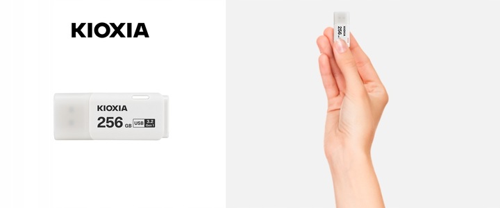 Pendrive KIOXIA 256GB USB 3.2 Hayabusa U301 WHITE