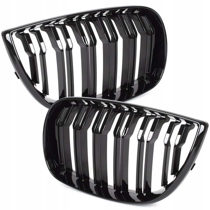 Atrapa Nerki Grill Czarny Połysk do BMW 1 E81 E82 E87 E88 Przed Liftingiem