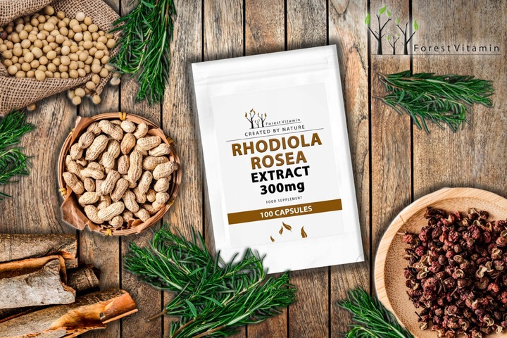 Różeniec Górski Stres Koncentracja 100 kapsułek