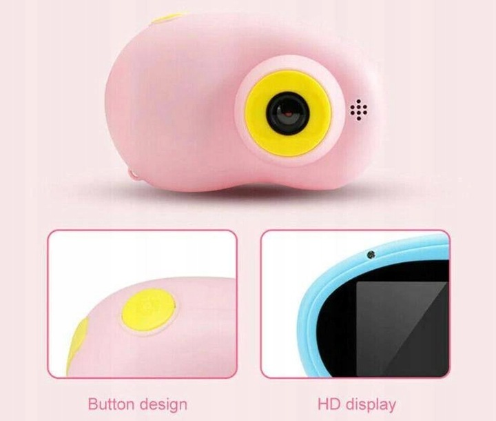 APARAT FOTOGRAFICZNY DLA DZIECI, KAMERA HD, GRY