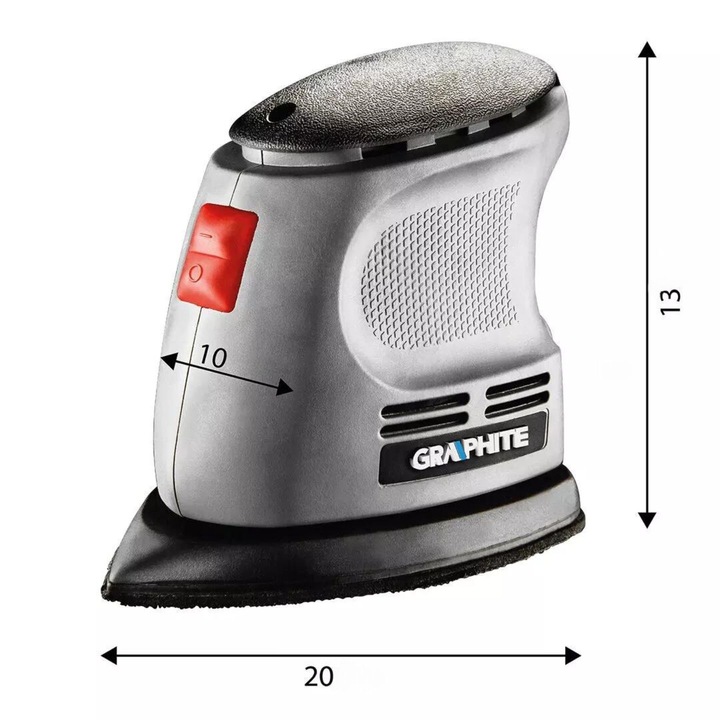 Szlifierka oscylacyjna delta 105W GRAPHITE 59G335