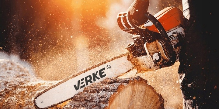 PROWADNICA Z 2 ŁAŃCUCHAMI PIŁY PILARKI SPALINOWEJ 10'' 25cm 3/8" 1,3mm 40o