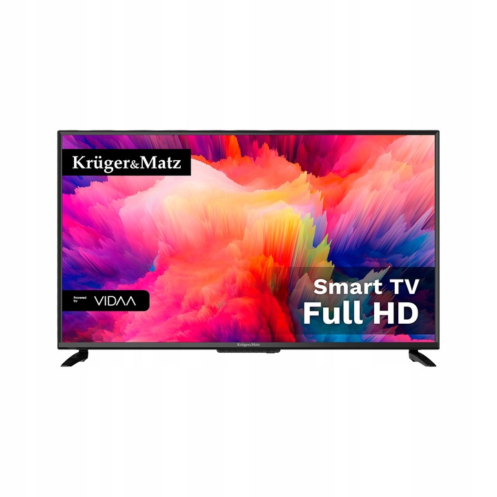 TELEWIZOR KRUGER DVB-T2 HEVC FHD 40'' SMART TV VIDAA