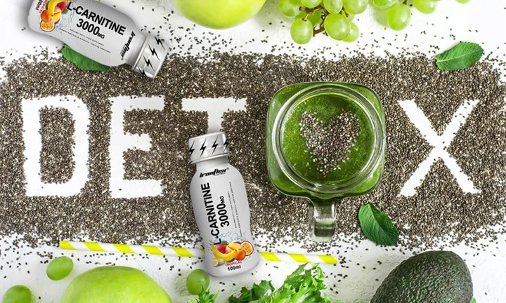 IRONFLEX L-KARNITYNA 3000mg SHOT 24x100ml MOCNY SPALACZ TŁUSZCZU METABOLIZM