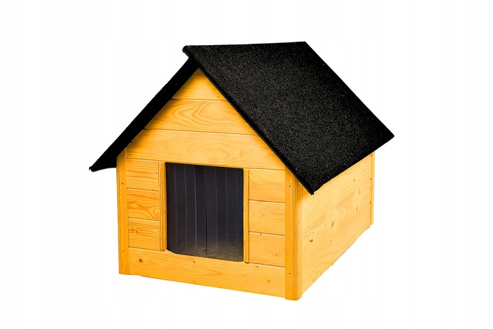 Buda dla Psa Ocieplana Dwuspadowy Dach wym zewn 101 x 69 x 70 CM
