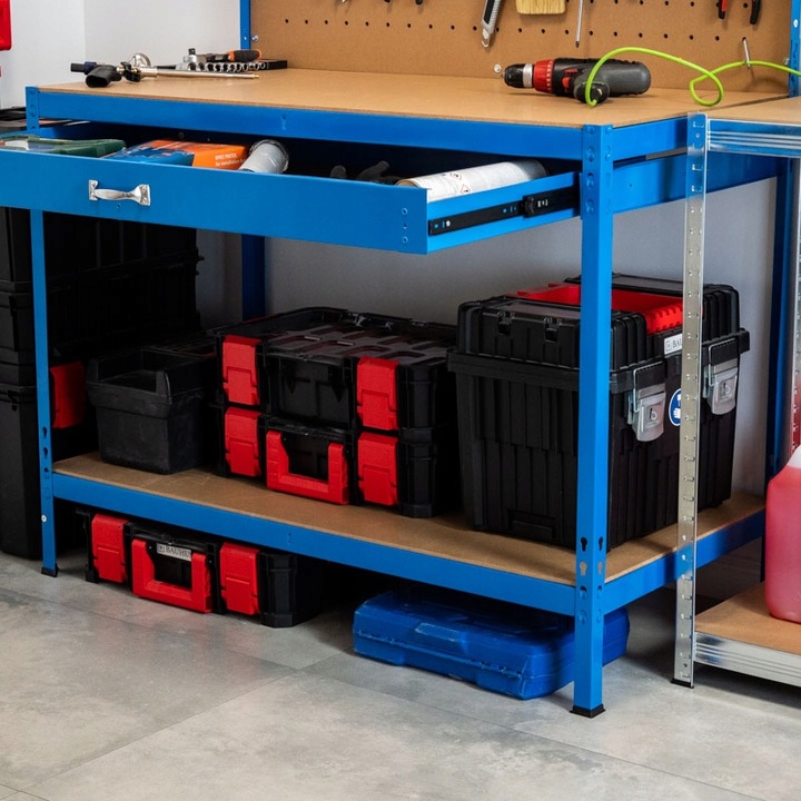 STÓŁ WARSZTATOWY ROBOCZY NARZĘDZIOWY GARAŻ BLAT HAKI