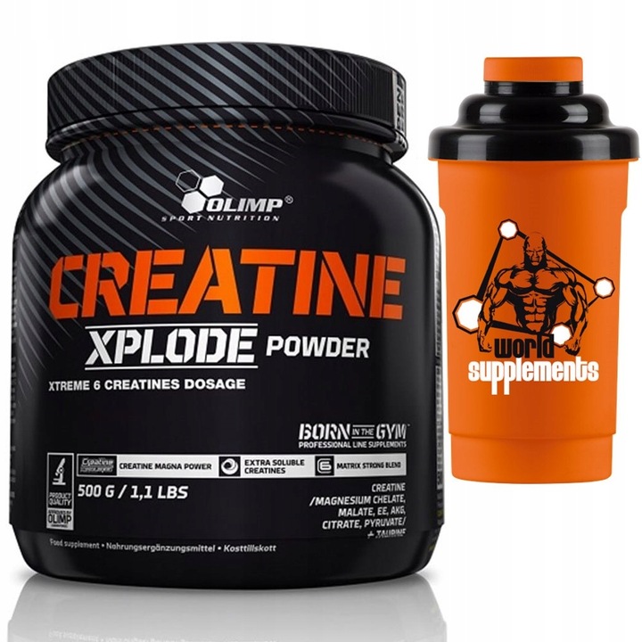 OLIMP CREATINE XPLODE 500g KREATYNA MIX TAURYNA STACK 6 FORM KREATYNY
