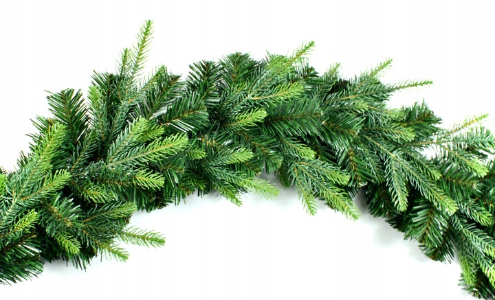 GIRLANDA ŁAŃCUCH CHOINKOWY OZDOBA ŚWIĄTEC.ZNA ŚWIERK GĘSTA 300 CM 1 SZT