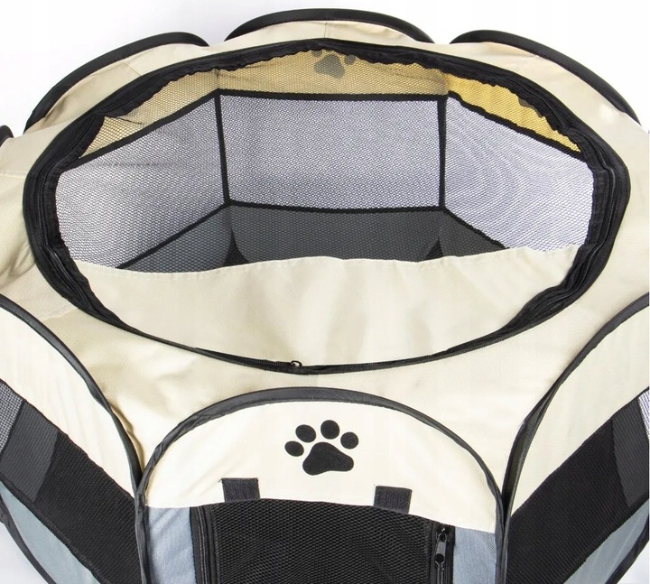 DUŻY SKŁADANY KOJEC ZAGRODA LEGOWISKO KLATKA DLA PSA KOTA SZCZENIĄT 125 XXL