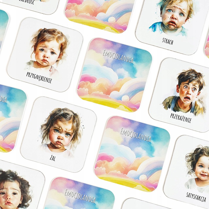 Emocjonalne Memory - gra pamięciowa - 30 par