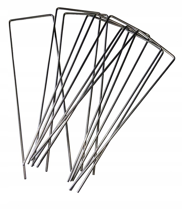 MOCNE METALOWE SZPILKI DO AGROWŁOKNINY AGROTKANINY KOŁKI 25