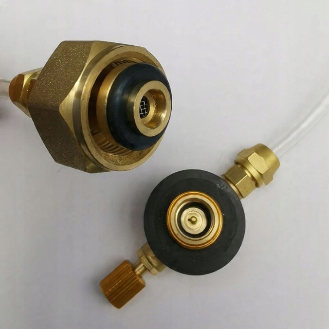 Adapter do napełniania kartuszy z butli propan butan 11kg