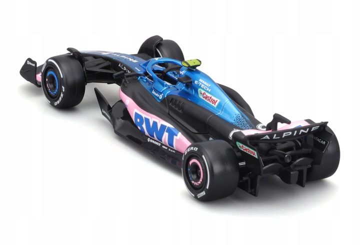 BOLID F1 BWT Alpine Team A523 2023 Pierre Gasly 1:43 model BBURAGO 18-38072