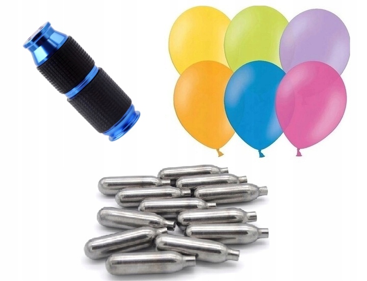 Zestaw Cracker + 10 balonów + 24 naboi n2o