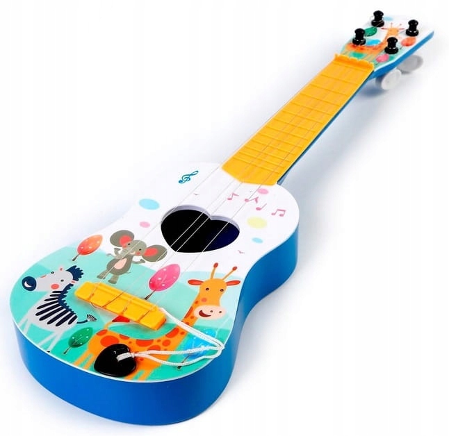 GITARA DLA DZIECI DUŻA 43CM UKULELE GRA INSTRUMENT