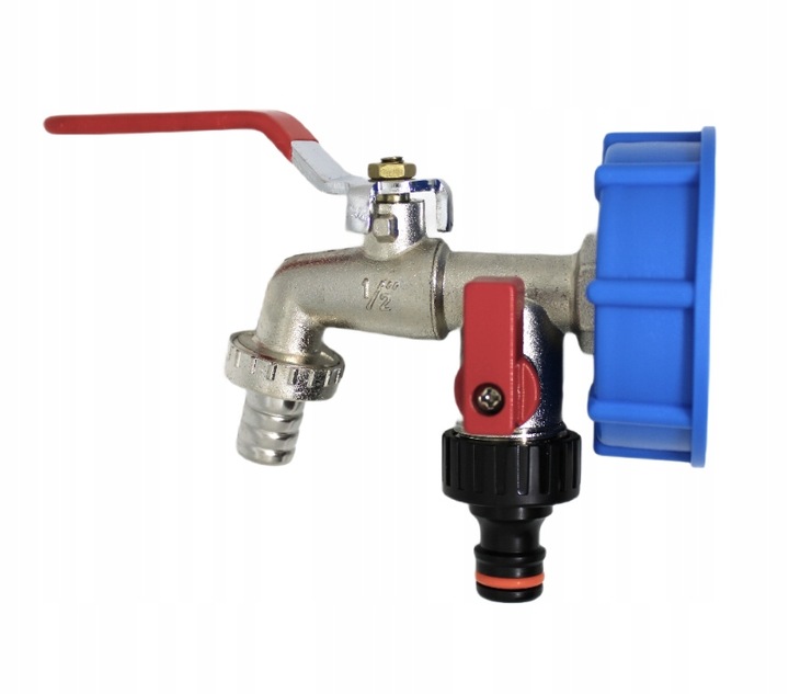 KRAN PODWÓJNY KOREK ZAWÓR DO MAUZERA 1/2 3/4 3/4