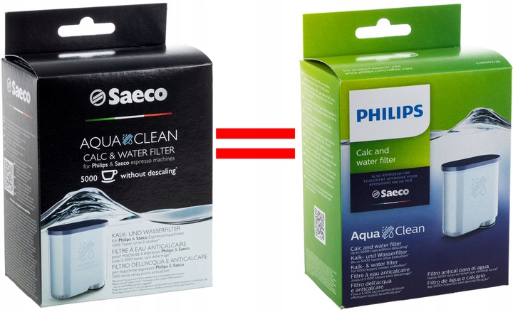 Filtr wody do ekspresu Philips Saeco AquaClean Latte Go Oryginał Oryginalny