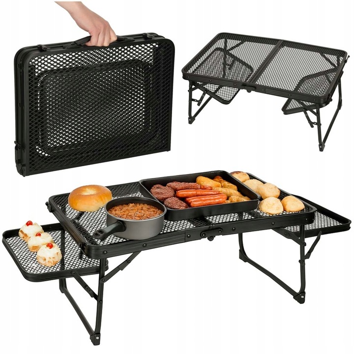 Stół stolik turystyczny LUARO kempingowy składany 98x 70 x 40 x 32 cm