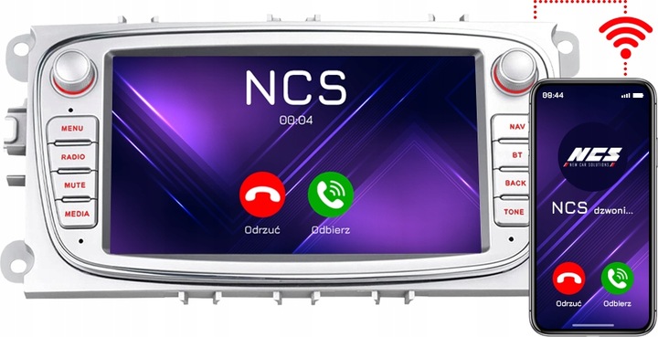 RADIO NAWIGACJA ANDROID FORD KUGA S-MAX GALAXY MONDEO FOCUS C-MAX BLUETOOTH
