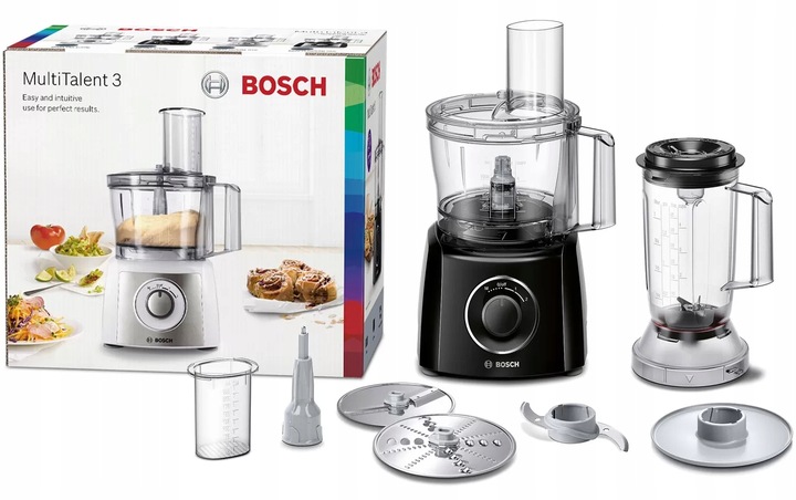 BOSCH ROBOT KUCHENNY KOMPAKTOWY BLENDER MCM3201B 800W MuliTalent CZARNY