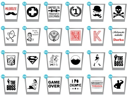 KARAFKA + 6 SZKLANEK DO WHISKY Z GRAWEREM PREZENT