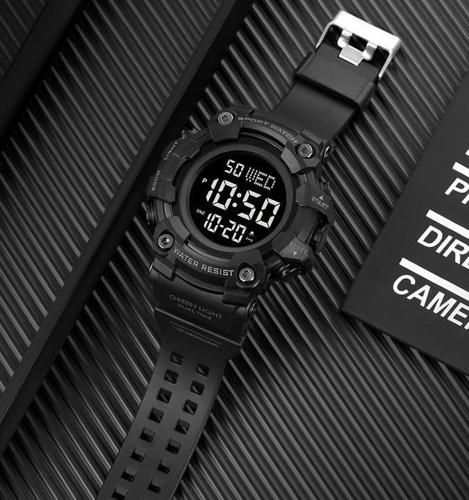 Zegarek męski elektroniczny militarny taktyczny wiele funkcji