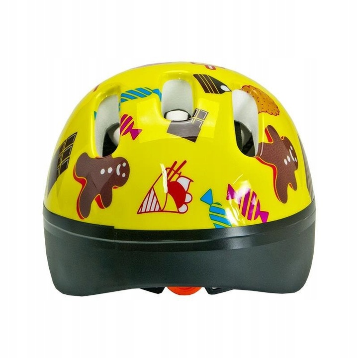 KASK ROWEROWY ALLRIGHT KIDS YELLOW MV6-2