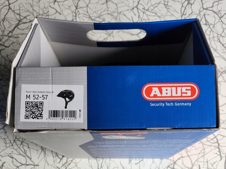 Kask Abus Youn-I Ace r. M 52-57cm. Blue Metalic