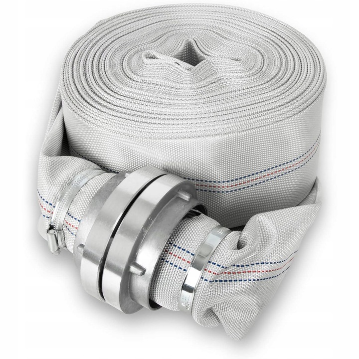 WĄŻ STRAŻACKI DO SZAMBA BRUDNEJ WODY 2 cale 52mm 20m SZYBKOZŁĄCZA DO POMPY