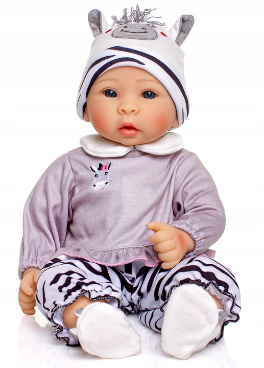 Lalka Pola Bobas Niemowlak ZESTAW Z AKCESORIAMI smoczek pampersy butelki