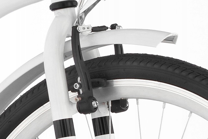 Rower miejski INDIANA Moena 26 cali damski Biały