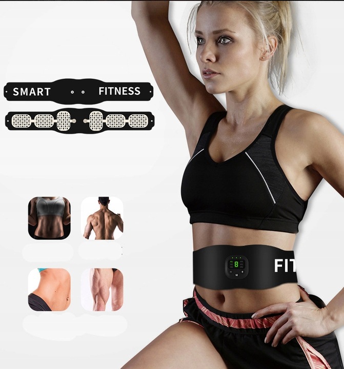 PAS WIBRUJĄCY ODCHUDZAJĄCY WYSZCZUPLAJĄCY 6W1 EMS